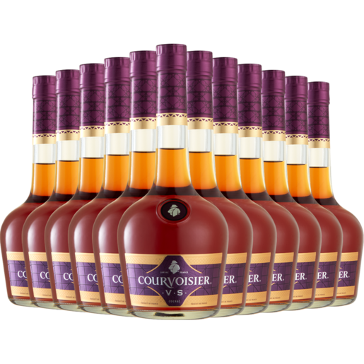 Courvoisier V.S Cognac Bottles 12 x 750ml