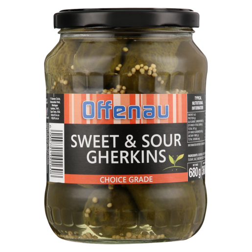 Offenau Sweet & Sour Gherkins 680g