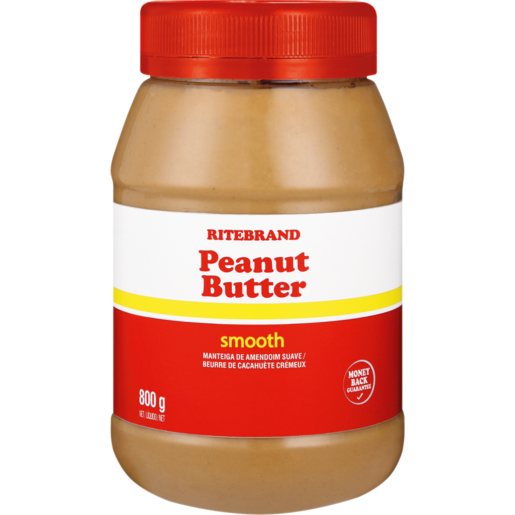 Ritebrand Smooth Peanut Butter 800g