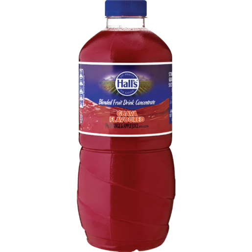 Hall's Guava Flavoured Blended Fruit Drink Concentrate 1.25L