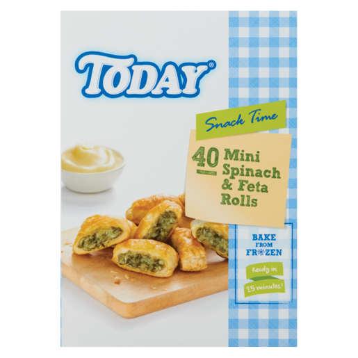 Today Mini Spinach & Feta Rolls 40 Pack