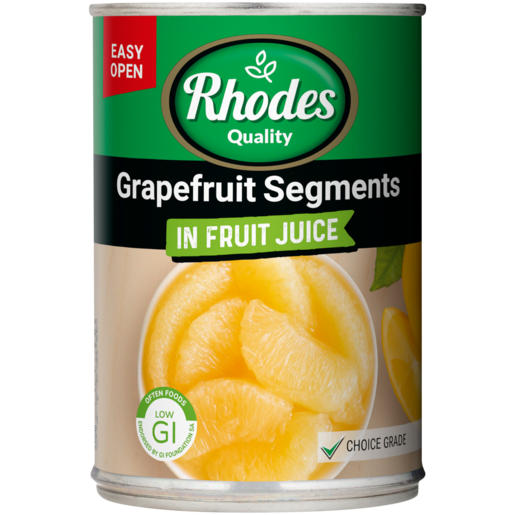 Rhodes Grapefruit Segments In Fruit Juice 410g
