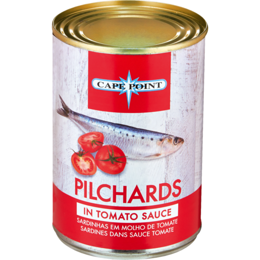Cape Point Pilchards In Tomato Sauce 400g