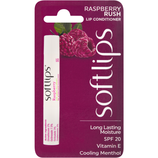 Softlips Raspberry Rush Lip Balm 2g