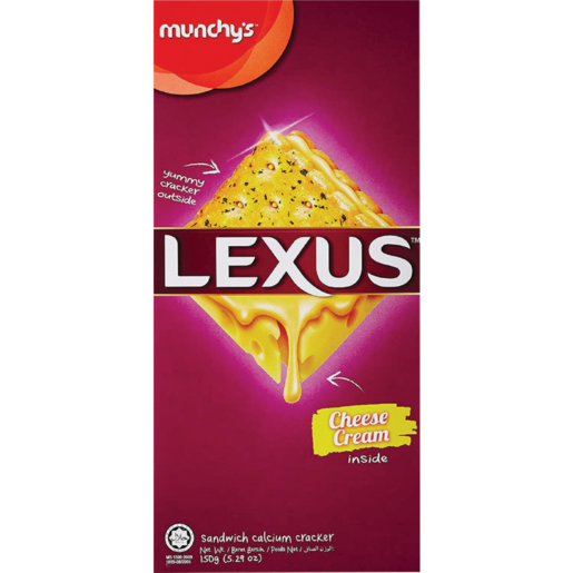 Munchy's Lexus Cheese Calcium Crackers 150g
