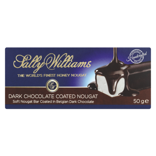 Sally Williams Dark Chocolate Coated Nougat 50g