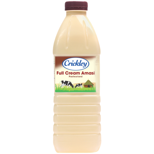 Crickley Pasteurised Full Cream Amasi Bottle 1L