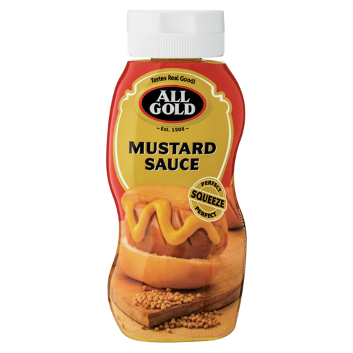 ALL GOLD Mustard Sauce Squeeze Bottle 500ml