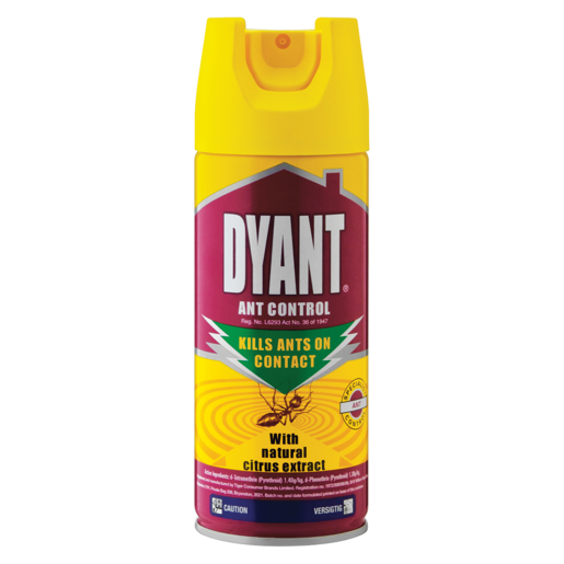 Dyant Ant Control With Natural Citrus Extract Aerosol Insecticide 300ml