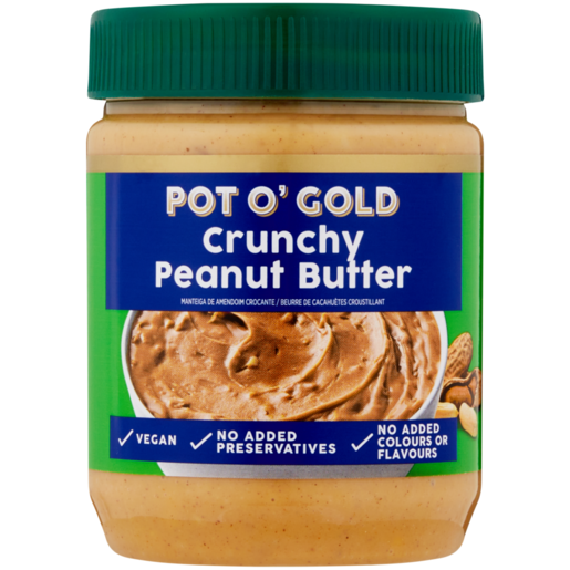 Pot O' Gold Crunchy Peanut Butter 400g 