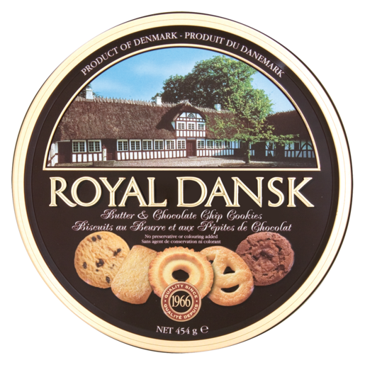 Royal Dansk Butter & Chocolate Chip Cookies 454g
