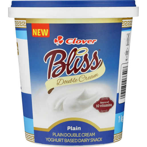 Clover Bliss Greek Double Cream Yoghurt 1kg