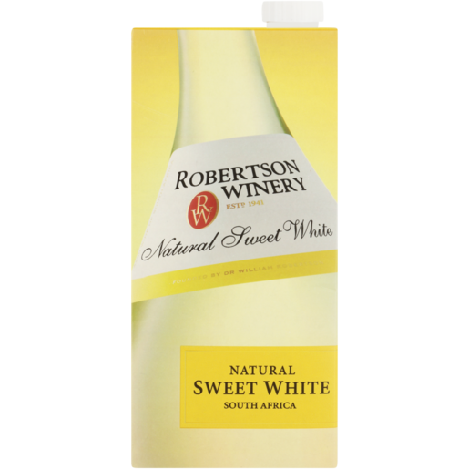 Robertson Winery Natural Sweet White Wine Box 1L