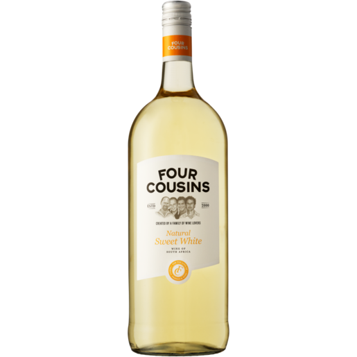 Four Cousins Natural Sweet White Wine Bottle 1.5L