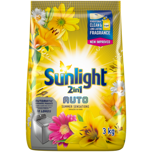 Sunlight Summer Sensations 2-In-1 Auto Washing Powder 3kg