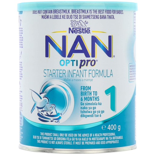 Nestlé NAN OPTIpro Stage 1 Starter Infant Formula 400g 