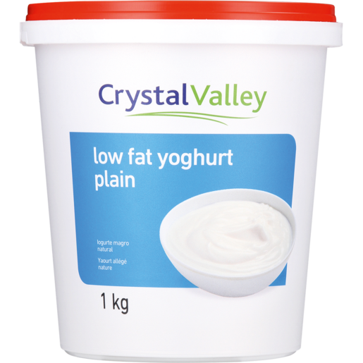 Crystal Valley Low Fat Plain Yoghurt 1kg