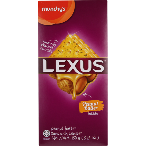Munchy's Lexus Peanut Butter Calcium Crackers 150g