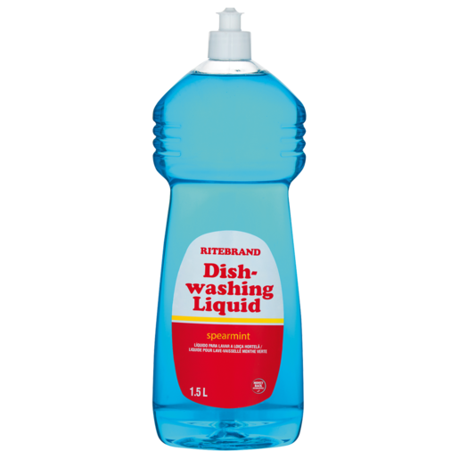 Ritebrand Spearmint Scented Dishwashing Liquid 1.5L