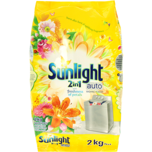 Sunlight 2-In-1 Summer Sensations Auto Washing Powder 2kg