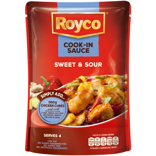 Royco Sweet & Sour Cook-In-Sauce Pouch 415g