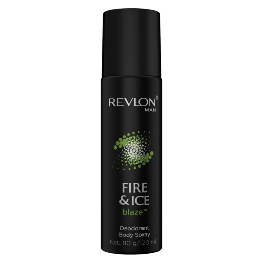 Revlon Fire & Ice Blaze Mens Body Spray Deodorant 120ml