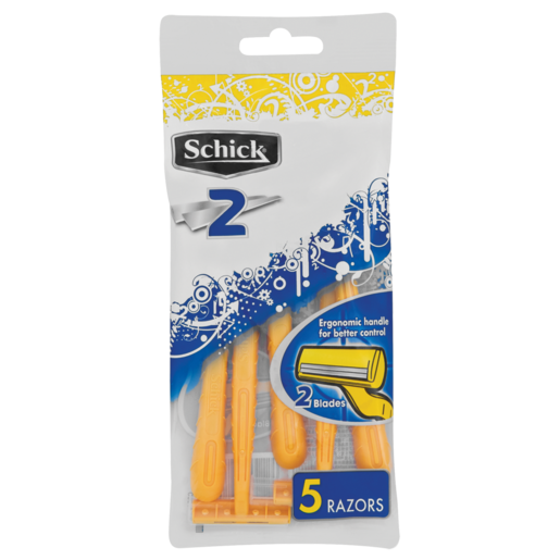 Schick 2 Mens Disposable Razor 5 Pack
