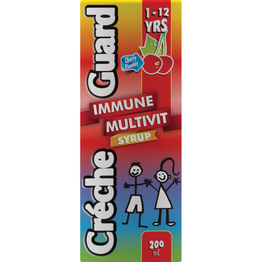 Créche Guard Immune Multivitamin Cherry Flavoured Syrup 200ml