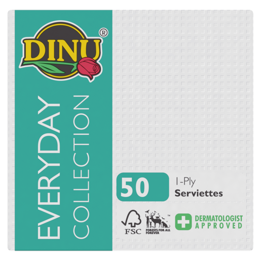 Dinu Everyday Collection Serviettes 50 Pack