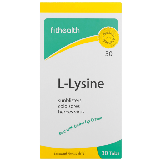 Fithealth L-Lysine Tablets 30 Pack