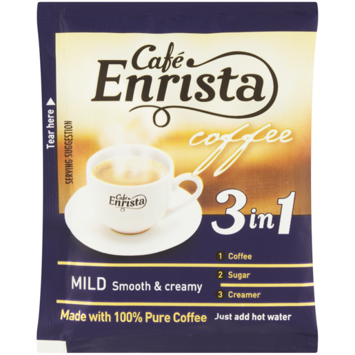 Cafe Enrista Instant 3 In 1 Mild Coffee Sachet 25g
