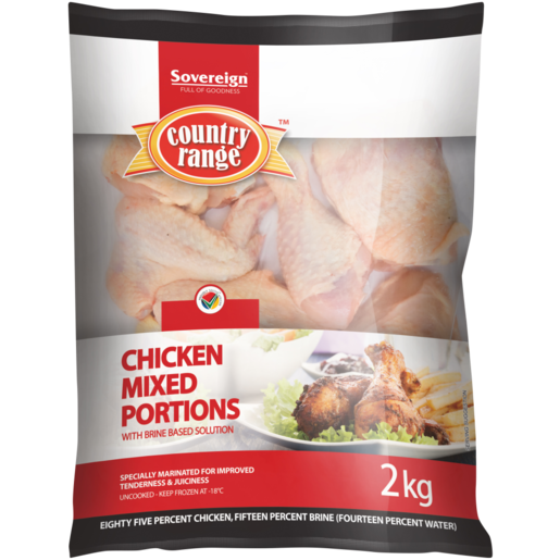 Country Range Mixed Portions Chicken Pack 2kg