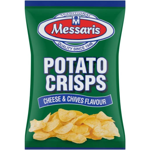 Messaris Cream Cheese & Chives Flavoured Chips 125g
