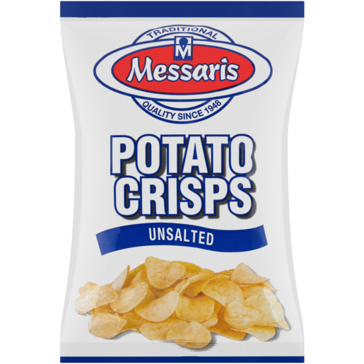 Messaris Unsalted Chips 125g