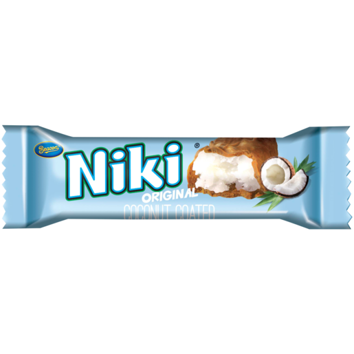 Niki Original Coconut Coated Chocolate Bar 46g