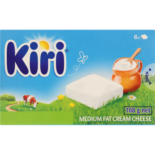 Kiri Medium Fat Cream Cheese Pack 108g