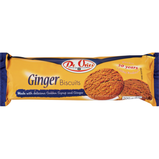 De Vries Ginger Biscuits 200g