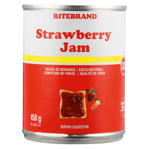 Ritebrand Strawberry Jam 450g
