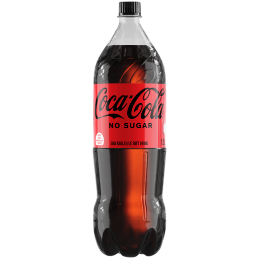 Coca-Cola No Sugar Soft Drink Bottle 1.5L