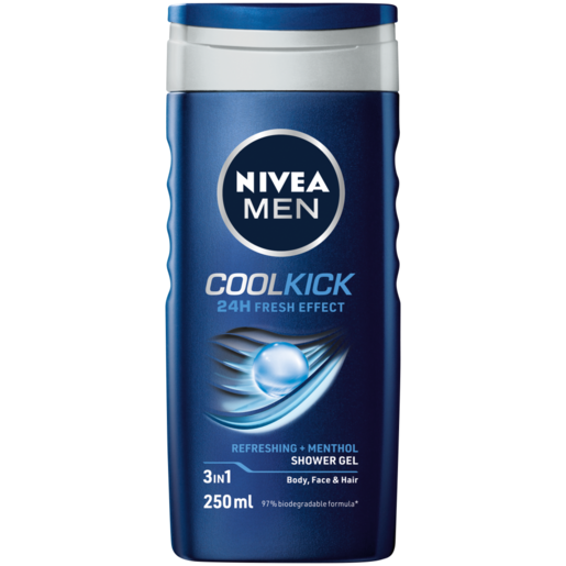 NIVEA MEN Cool Kick Shower Gel 250ml