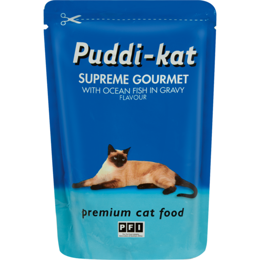 Puddi-kat Ocean Fish Flavoured Cat Food Sachet 85g
