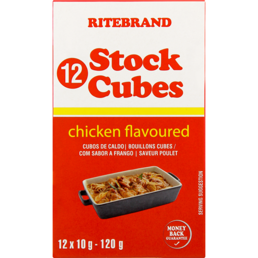 Ritebrand Chicken Flavoured Stock Cubes 12 x 10g