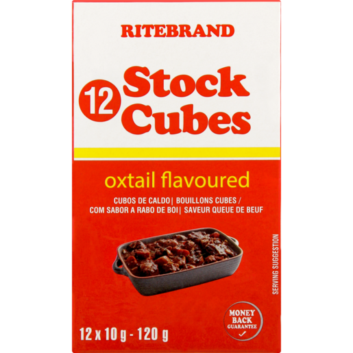 Ritebrand Oxtail Flavoured Stock Cubes 12 x 10g