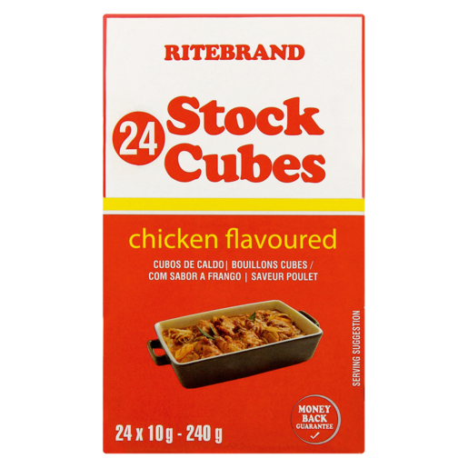 Ritebrand Chicken Flavoured Stock Cubes 24 Pack