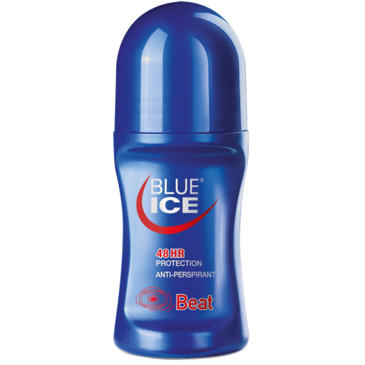 Blue Ice Beat 24 Hour Mens Anti-Perspirant Roll-On 50ml