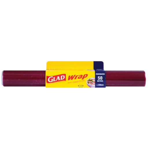 Glad Pink Perforated Plastic Wrap 50m