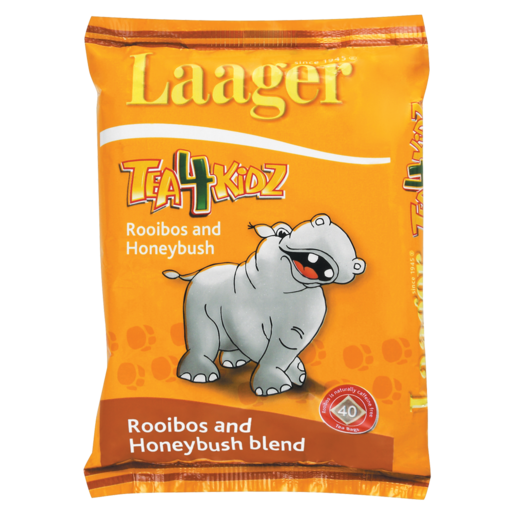 Laager Tea 4 Kidz Rooibos & Honeybush Blended Tea 40 Pack