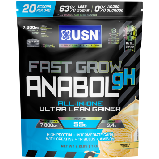 USN Vanilla Flavour Fast Grow Anabol gH 1kg