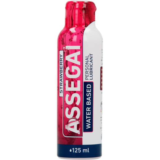 Assegai Water Based Strawberry Personal Lubricant 125ml
