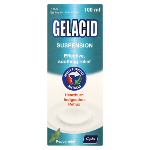 Gelacid Suspension Multipurpose Antacid 100ml
